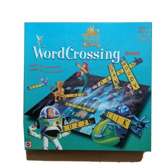 Disney Other Disney Crossword Wordcrossing Borad Game Mattel Poshmark